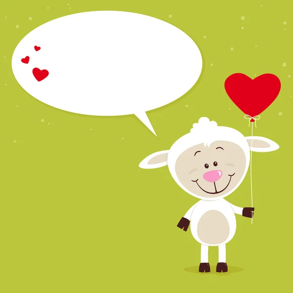 Lovely sheep — Stock Vector