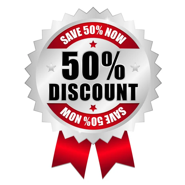 Red 10 percent discount sign — Stock Vector © newartgraphics 27691611