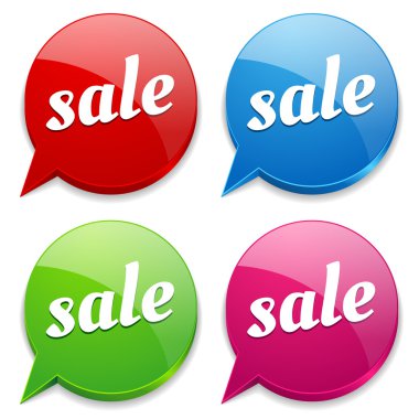 Satılık Etiketler koleksiyonu. simge kümesi