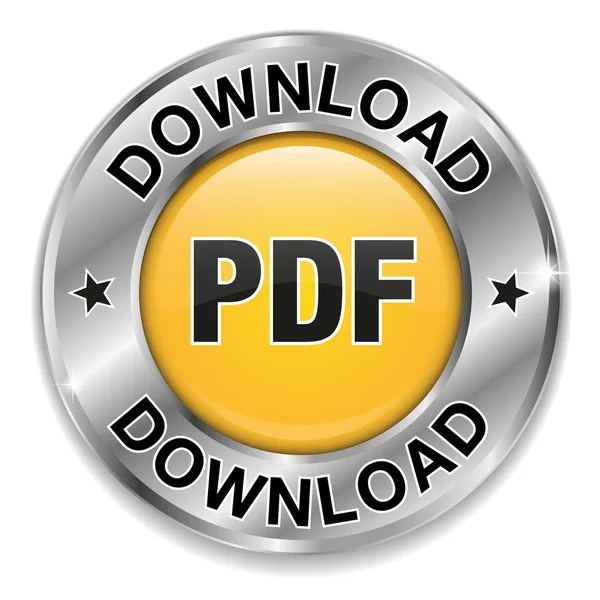 Botão de download PDF —  Vetores de Stock