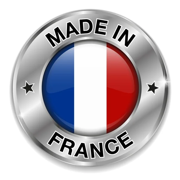 Etiqueta Made in France — Vector de stock