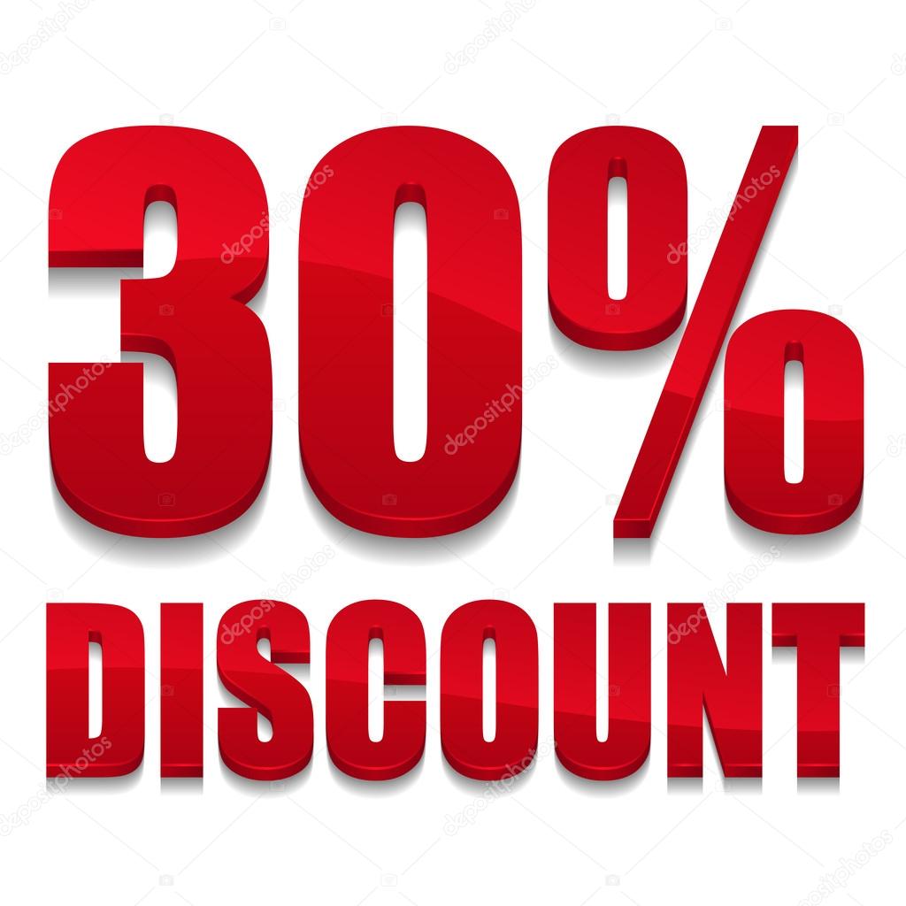 Red 30 Percent Discount Sign Stock Vector Newartgraphics 27691623 valvoline-oil-coupons-2025-dalia-max