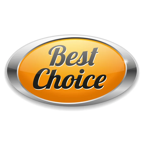 Кнопка Big Best Choice — стоковый вектор
