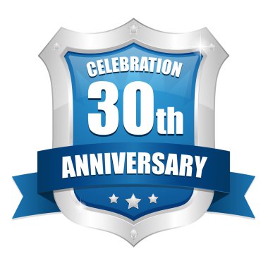 30 yıl yıldönümü düğmesi