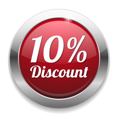 yüzde 10 indirimli konuşma balonu