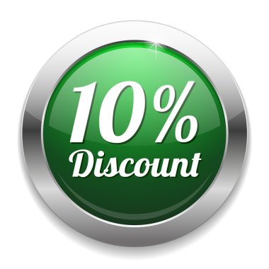 yüzde 10 indirimli konuşma balonu