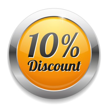 yüzde 10 indirimli konuşma balonu