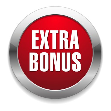 büyük kırmızı metalik ekstra bonus düğmesi