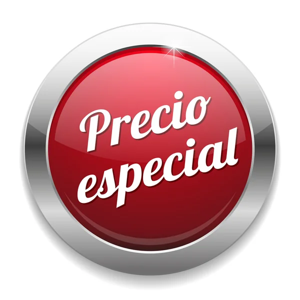 Big red precio especial button — Διανυσματικό Αρχείο