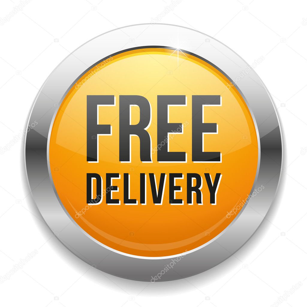 Yellow free delivery button