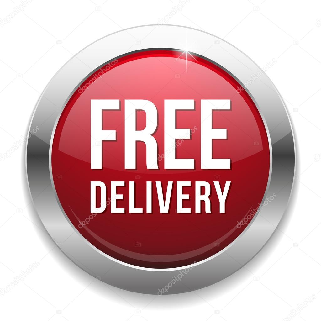 Red free delivery button