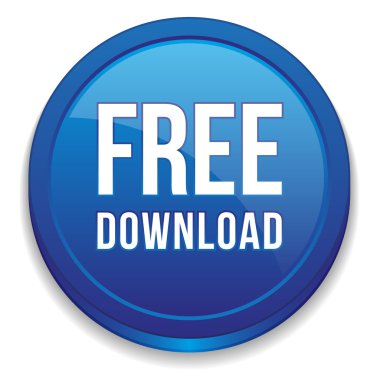 özgür download düğme yuvarlak
