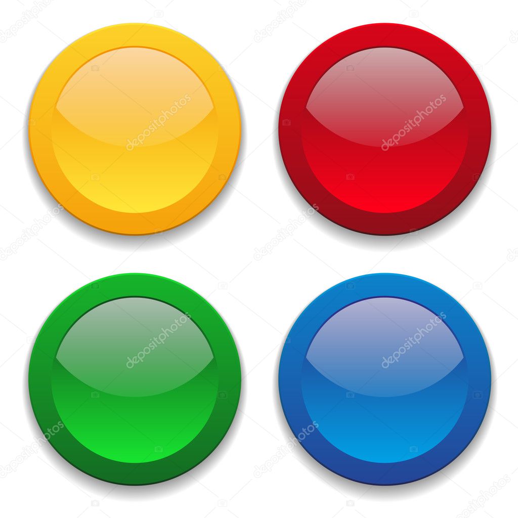 Colorful round buttons