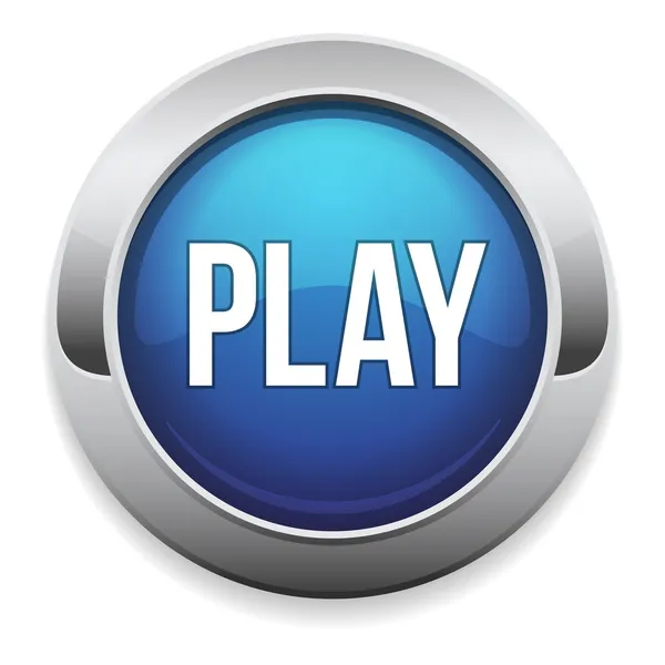 büyük mavi Oynat düğmesini