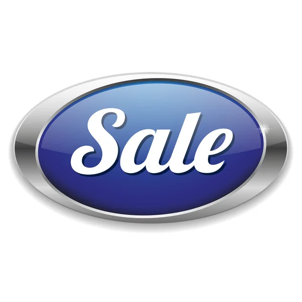 Blue Sale button — Stock Vector
