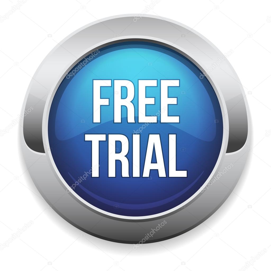 Big blue free trial button