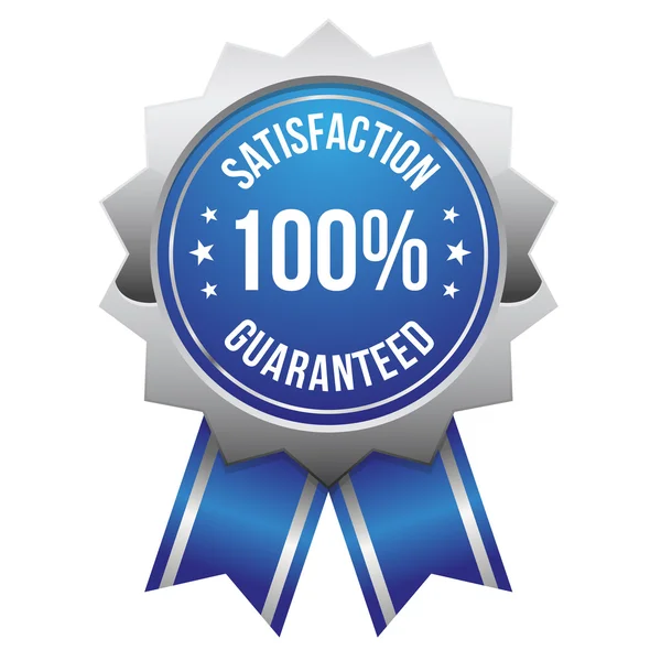 mavi yüz yüzde memnuniyeti rozeti