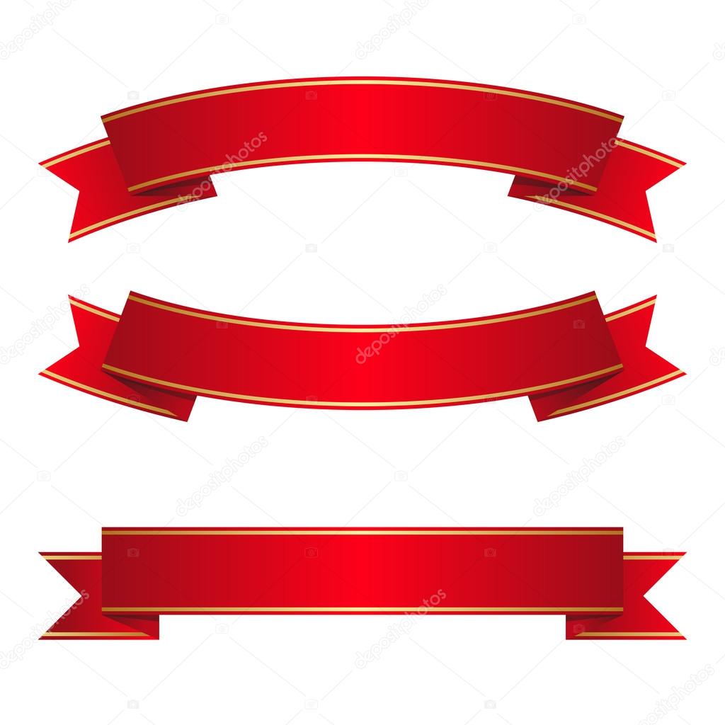 Red ribbon set