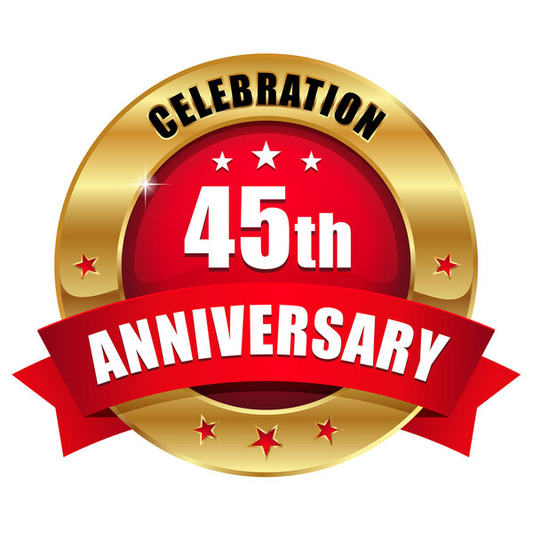 Золотая кнопка 45 лет
