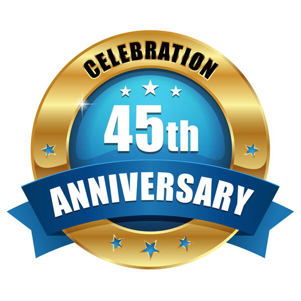 Золотая кнопка 45 лет
