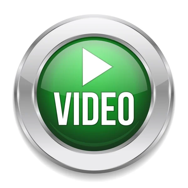 Botão de vídeo —  Vetores de Stock