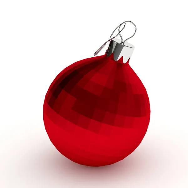 Bola roja de Navidad —  Fotos de Stock