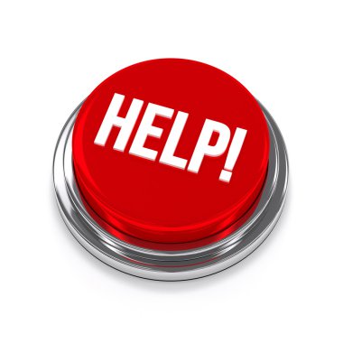 kırmızı yuvarlak Yardım düğmesini