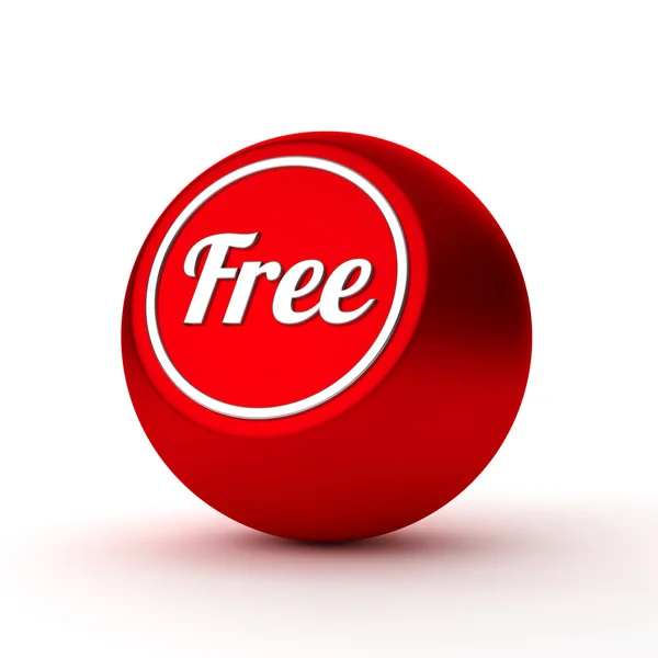 Free button — Stock Photo, Image