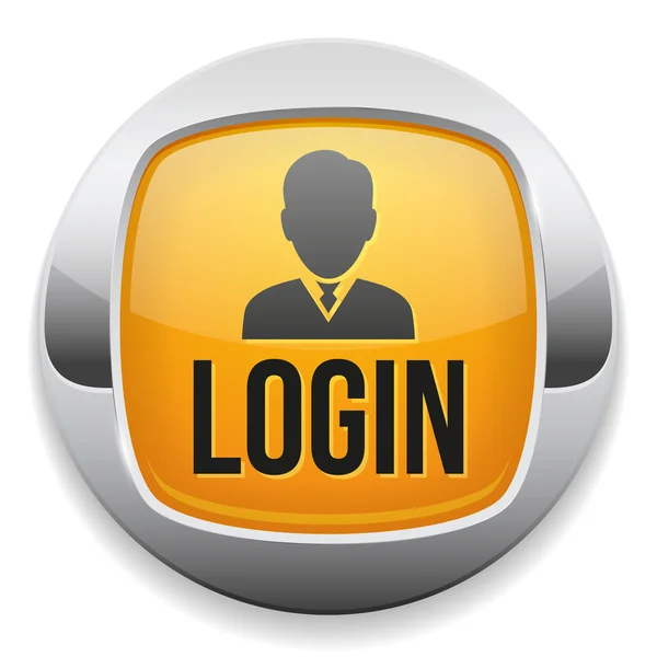 Login button — Stock Vector