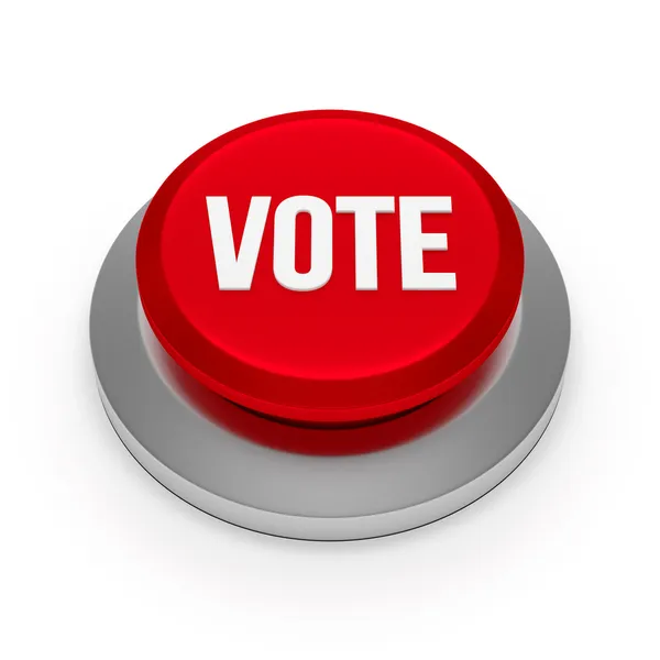 Vote button — Stock Photo, Image