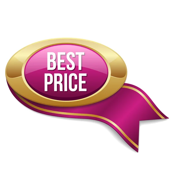 Best price button — Stock Vector