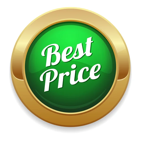 Best price button — Stock Vector