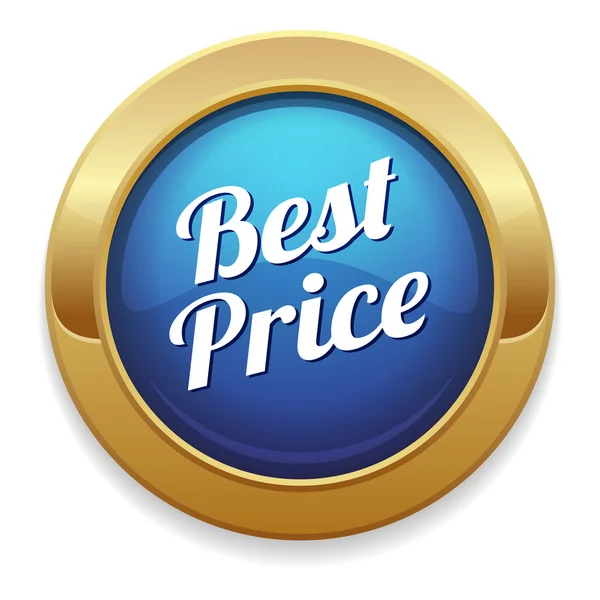 Best price button — Stock Vector