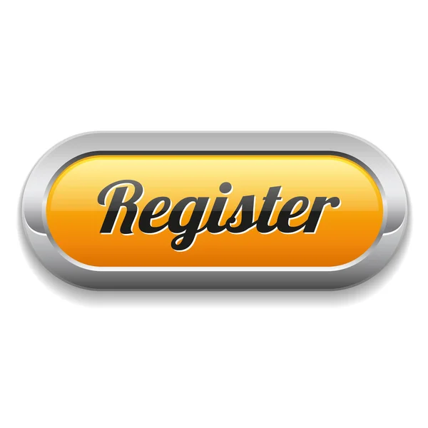 Registreer knop — Stockvector