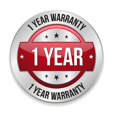 bir yıl garanti düğmesi