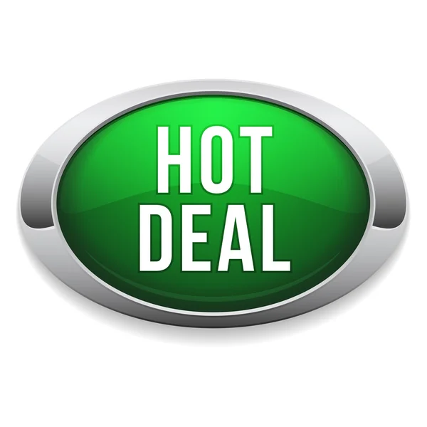 Hot deal-knappen — Stock vektor