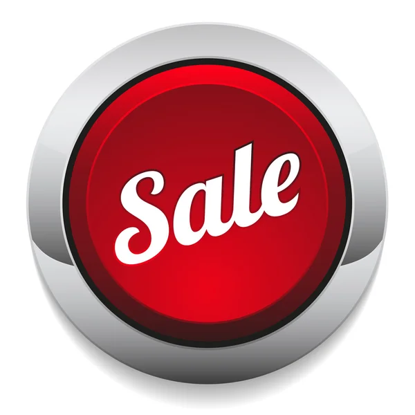 Prodej tlačítko — Stockový vektor
