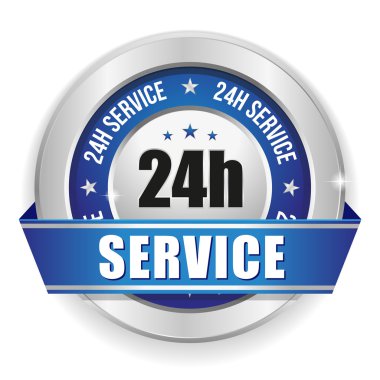 24 saat servis rozeti