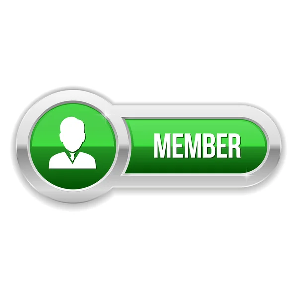 Member button — Stock Vector