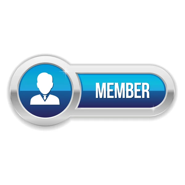 Member button — Stock Vector