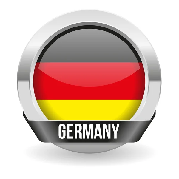 Round germany button — Stock Vector