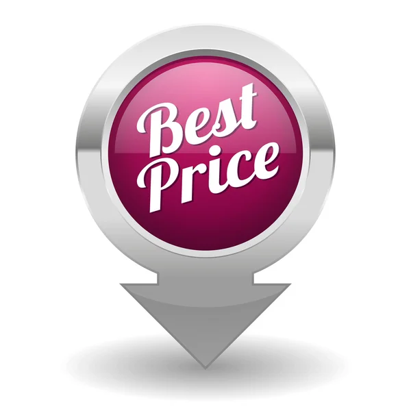 Best price button — Stock Vector