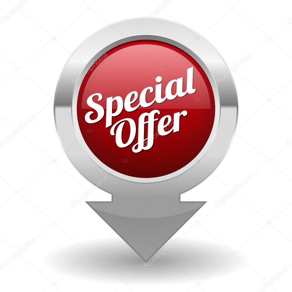 Red special offer button