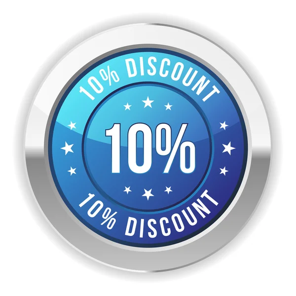 10  percent discount — Stock Vector