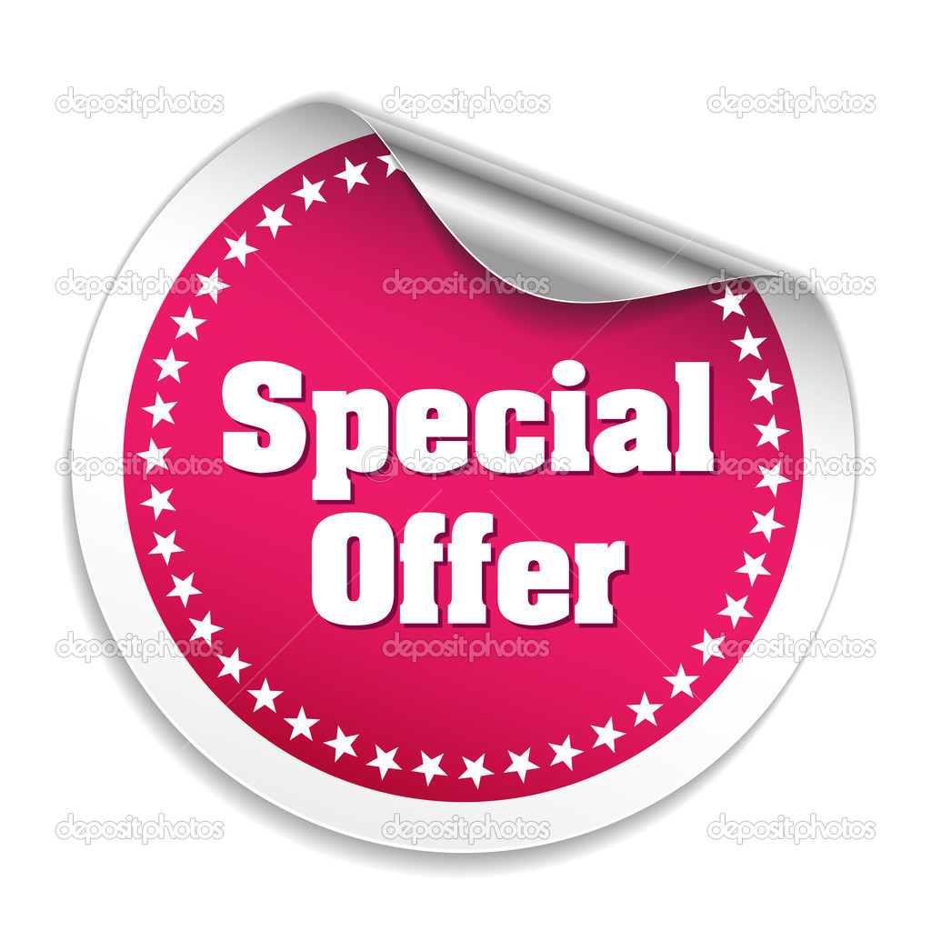 Special offer sticker