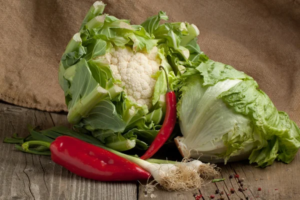 Mezcla de verduras frescas —  Fotos de Stock