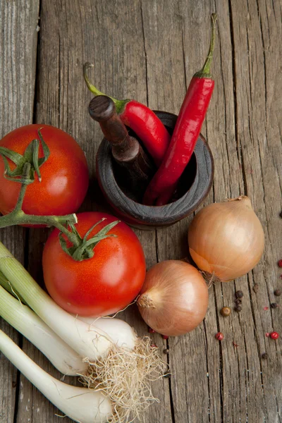 Mezcla de verduras frescas — Foto de Stock