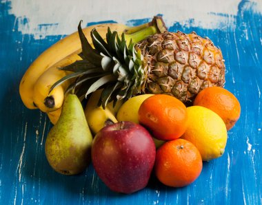 taze çeşitli meyve