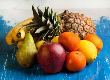 taze çeşitli meyve