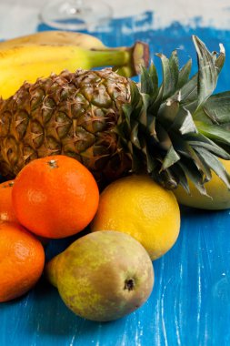 taze çeşitli meyve
